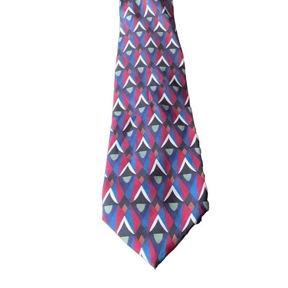 Pre Owned Men’s Crossbow Tie Neck Tie Necktie Classic Style 100% Silk - Picture 2 of 5